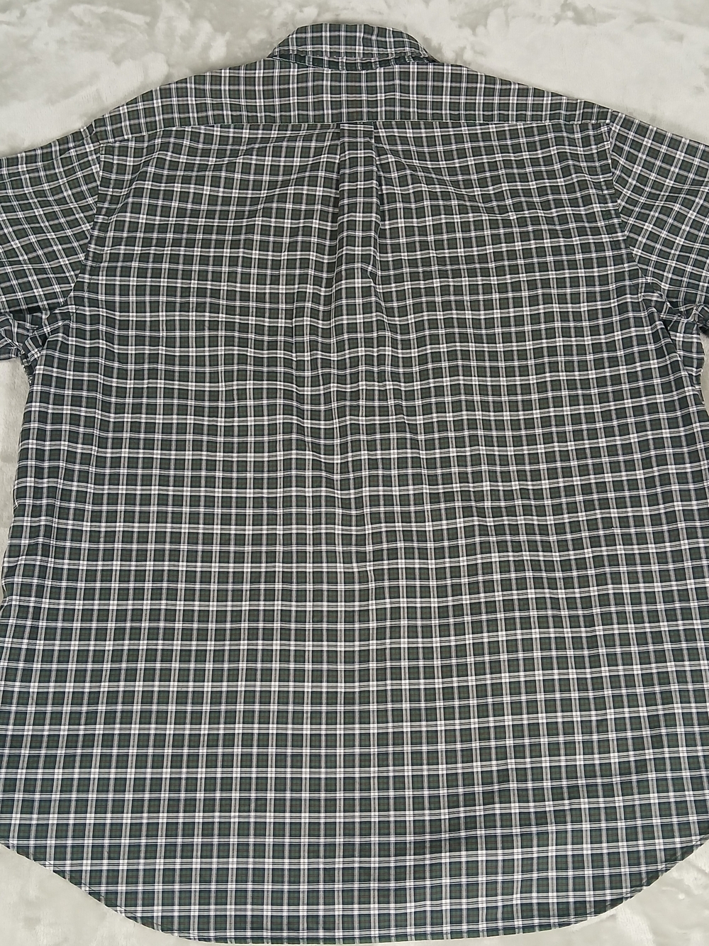 Ralph Lauren Button Up Shirt Men's XXL Long Sleeve Plaid Green 2XL Preppy - Picture 6 of 10